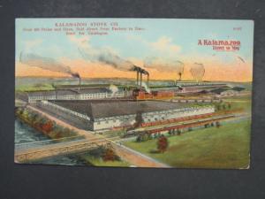 KALAMAZOO MICH Stove Co FACTORY c1910 Postcard