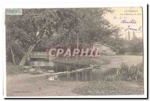 Le Vesinet Old Postcard lower the Lake Gue