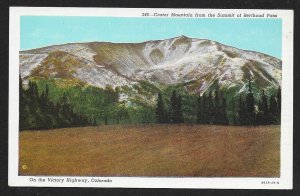 Crater Mountain From Berthoud Pass Summit Victory Highway Colorado Unused c1920s