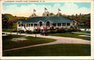 Postcard Clarksburg Country Club in Clarksburg, West Virginia