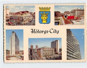 Postcard Hötorgs-City, Stockholm, Sweden