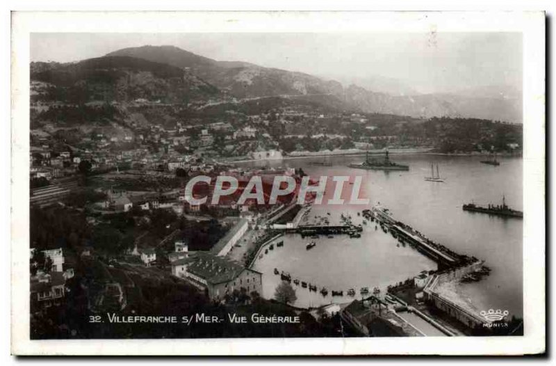Old Postcard Villefranche Sur Mer Generale Charter