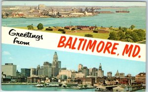 x9 Maryland LOT c1960s MD Greetings Welcome Chrome City State Postcard Set A181