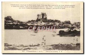 Postcard Old Ploumanach Castle Costaeres