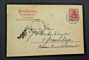 1902 Bonn Germany To The Hague s Gravenhage Holland Vintage Postcard