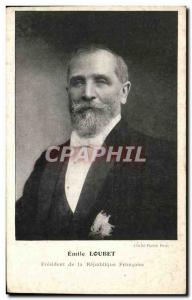 Old Postcard Emile Loubet President of the French Republic
