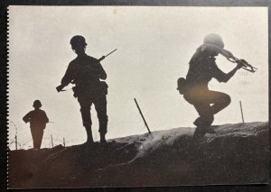 Mint Israel Real Picture Postcard RPPC 6 Days War 1967 Soldiers Training