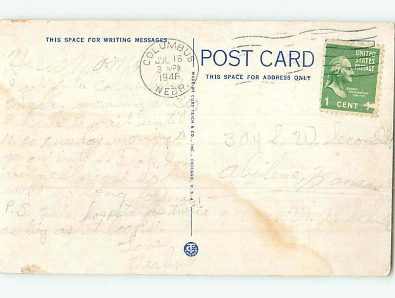 W-Border HOSPITAL SCENE Columbus Nebraska NE hs0455