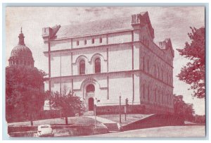 Texas Confederate Museum Building Austin Texas TX Unposted Vintage Postcard