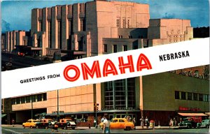 USA Greetings From Omaha Nebraska Chrome Postcard C027