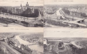 Namur Citadelle Promenade 4x Antique Belgium Panorama Postcard s