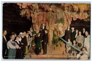 1919 Scene At The Bridal Altar Mammoth Cave Kentucky KY Antique Posted Postcard