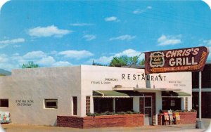 Colorado Springs Colorado Chris's Grill Restaurant Vintage Postcard AA65696