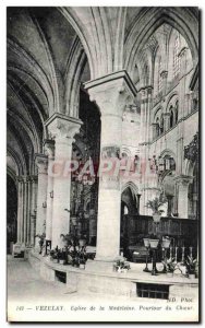 Postcard Old Vezelay Madeleine Church Choir Circumference