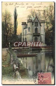 Old Postcard Chateau de la Reine Blanche Chantilly