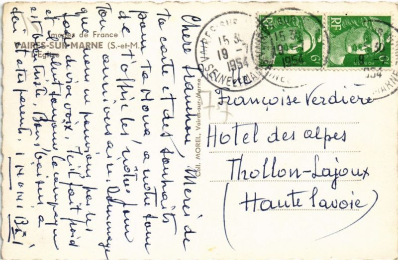 CPA VAIRES-sur-MARNE L'Eglise (1320063)