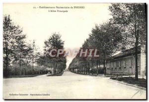 Old Postcard Penitentiary Establishments of Fresnes L & # main 39allee