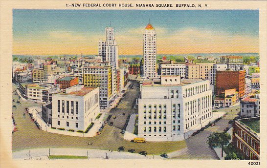 New York Buffalo New Federal Court House Niagara Square