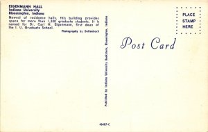 Eigenmann Hall Indiana University Bloomington Dr Carl H Eigenmann res postcard