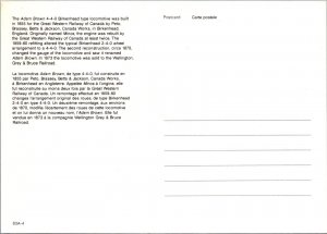 Transport Postcard - Canada, Railways - 1st Day of Issue Stamp RR15764