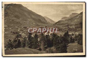 Old Postcard The Pyrenees La Vallee Osseau