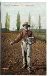Canadian Rural Life Series, The Cheerful Sower, Farmer