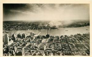 Aerial View Empire Building East View 1945 New York RPPC real photo 6013