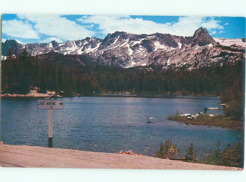 Pre-1980 LAKE SCENE Mammoth Lakes California CA AE3475