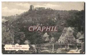 Old Postcard Bad Nassau Die Burg D Mablbadh i Sd Euern
