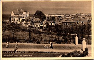 Netherlands Noordwijk aan Zee Panorama Vintage Postcard 09.59