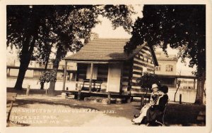 Cumberland Maryland Riverside Park HQ Real Photo Vintage Postcard KK159