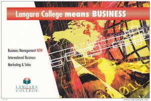 BUSINESS Management, Langara College , VANCOUVER , B.C. , Canada , 70-90s #2