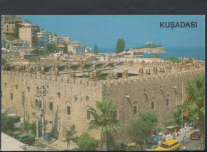 Turkey Postcard - Kusadasi - A View of Kervansaray    T7968