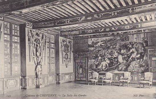 France Chateau de Cheverney La Salle des Gardes