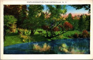 New York Maplecrest In The Catskills Country Scene