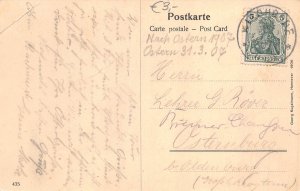 Germany Hannover Hanover 1907 Grosse Fontaine in Herrenhausen Fountain postcard