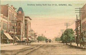 OK, Shawnee, Oklahoma, Broadway, Looking North