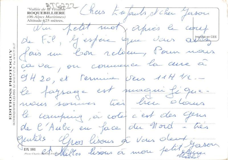 BT6722 Roquebilliere       France