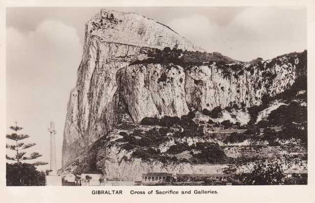 RPPC Cross of Sacrifice at the Rock of Gibraltar