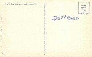 Vintage Postcard 1930's Hotel Carpenter Manchester New Hampshire Amoskeag News