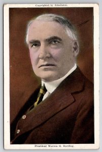 President Warren G Harding Portrait Postcard C30