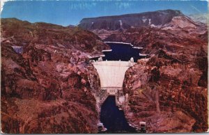 Boulder Dam Nevada Arizona Chrome Postcard C116