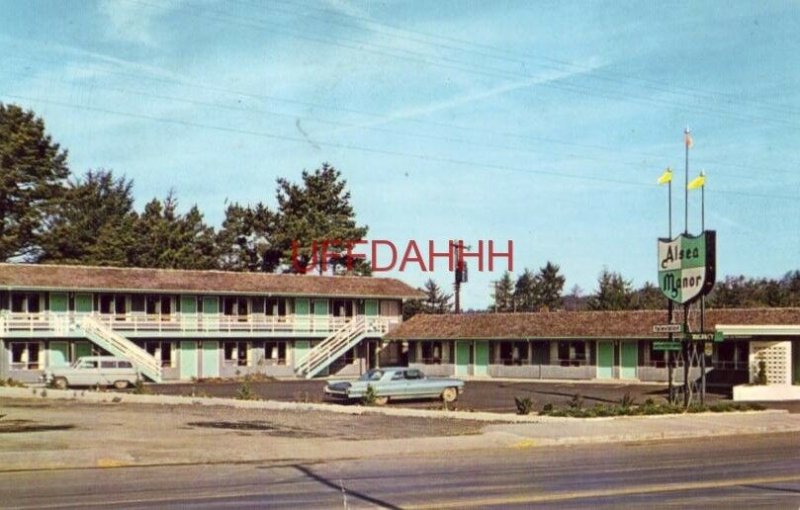 ALSEA MANOR MOTEL, WALDPORT, OR New, Modern 1967