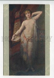 428822 HAREM Slave BELLY DANCER Tambourine by HILSER old