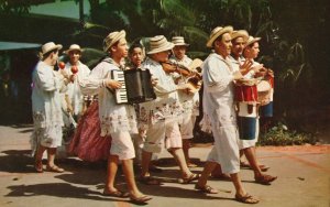 Vintage Postcard Typical Group Folk-Lore Entertainers Dressed Nat'l Costumes PAN