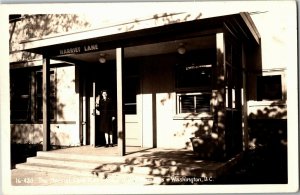 RPPC Harriet Lane Hall, U.S. Coast Guard Barracks Washington DC Postcard K23