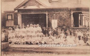 St Peter's School 1907 - Liberty, New York NY Postcard