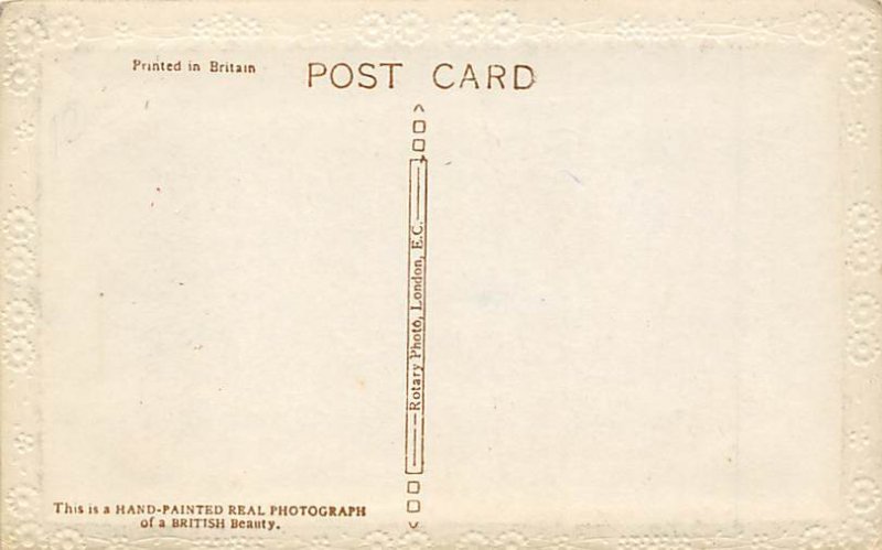 Tinted Glamore Woman Postcard