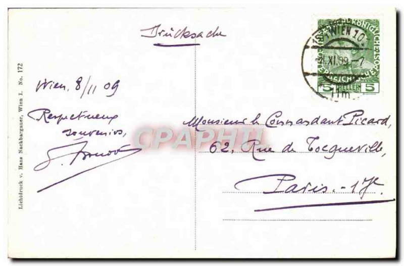 Old Postcard Wien Parlament