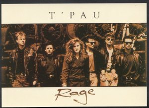 Music Postcard - Pop Group - T'Pau - Rage   LC3202